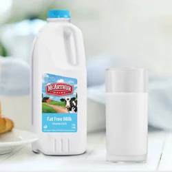 McArthur Dairy Fat Free Milk 0.5 gal