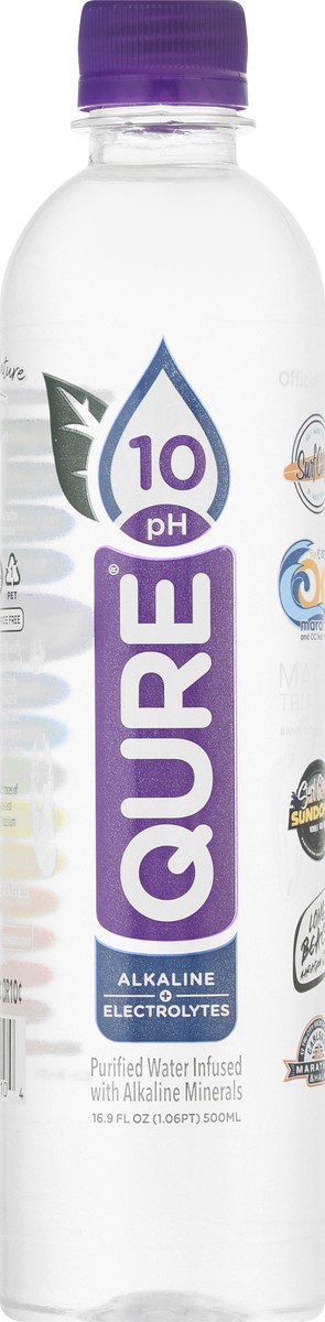 slide 1 of 13, QURE pH 10 Purified Water - 16.9 fl oz, 16.9 fl oz