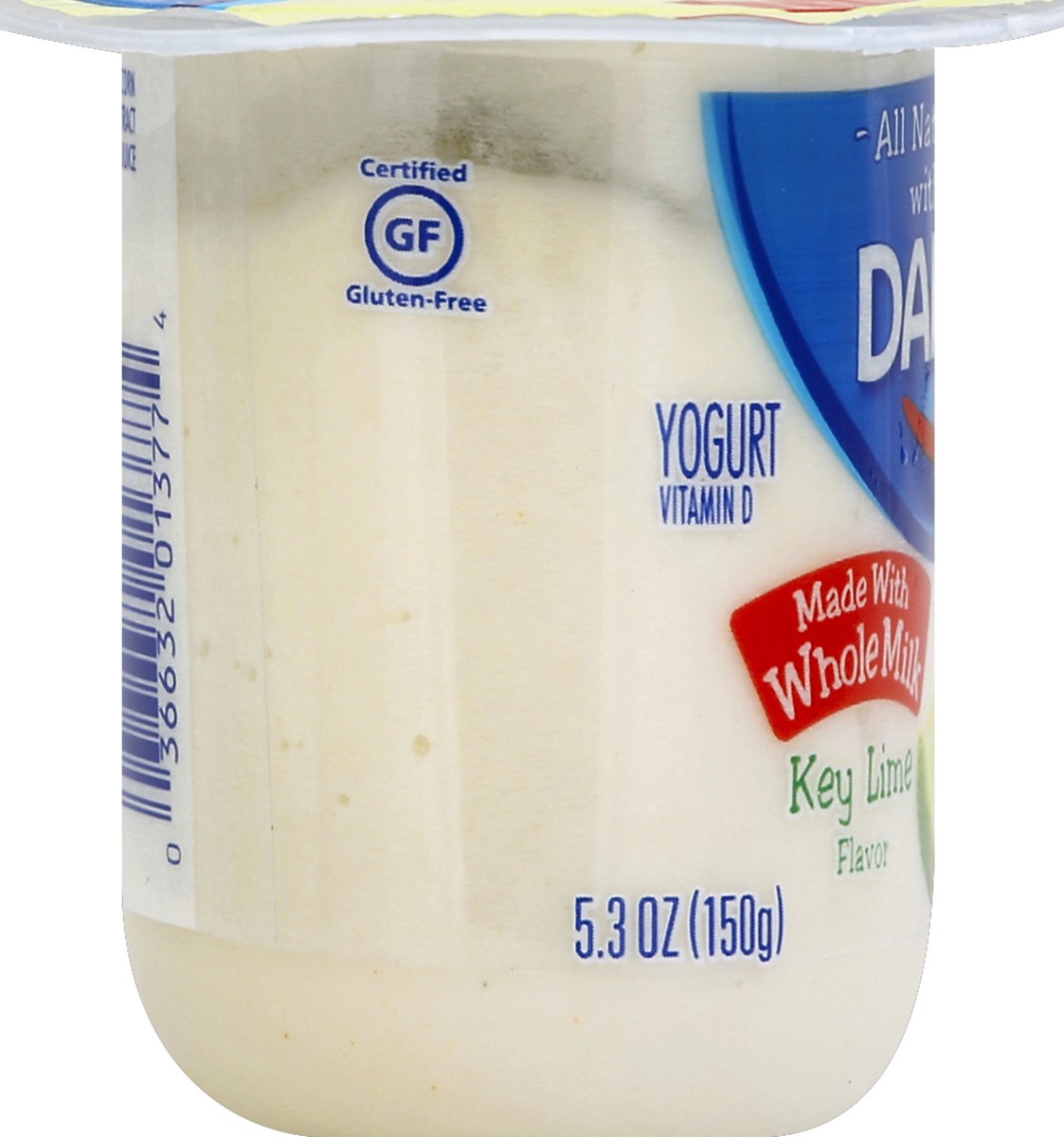 slide 3 of 4, Dannon Brand Blended Whole Milk Yogurt Key Lime, 5.3 oz