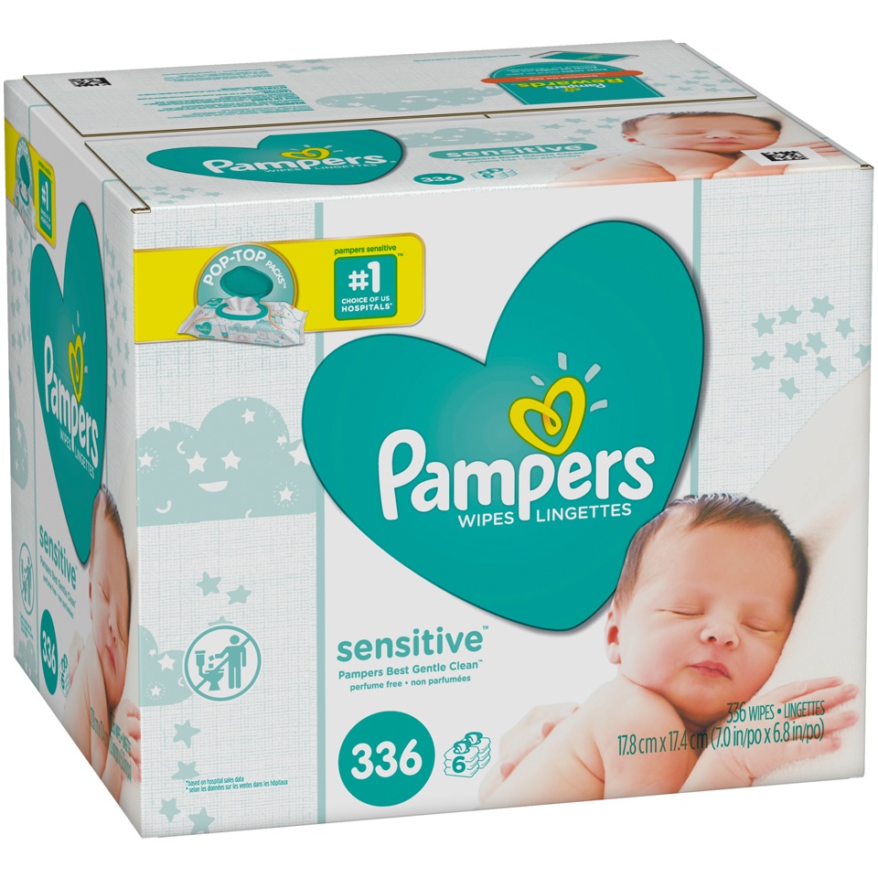 slide 2 of 3, Pampers Baby Fresh Wipes, 320 ct