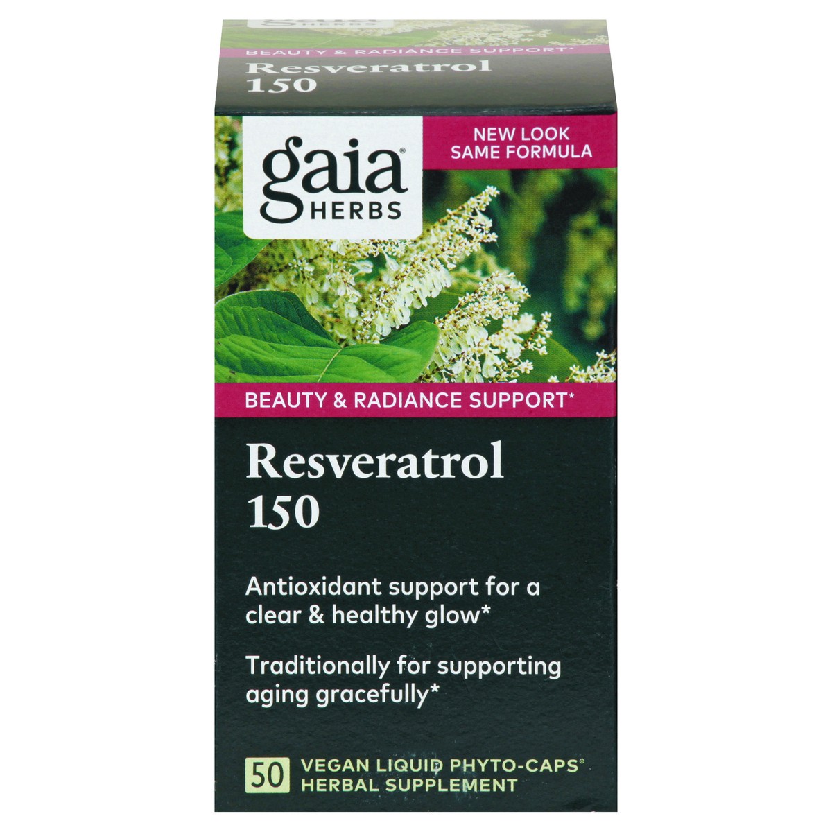slide 1 of 13, Gaia Herbs Vegan Liquid Phyto-Caps Resveratrol 150 50 ea, 50 ct