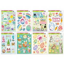 Window Cling, Easter, 12in X 17in, Assorted Designs