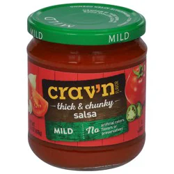 Crav'n Flavor Cravn Mild Thick&Chunk Salsa
