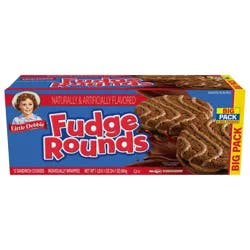Snack Cakes, Little Debbie Big Pack Fudge Rounds