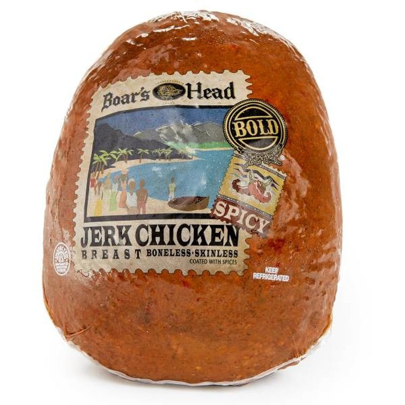 slide 1 of 1, Boar's Head Bold Oven Roasted Jerk Chicken Breast, per lb
