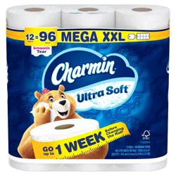Charmin Ultra Soft Toilet Paper - 12 Mega XXL Rolls