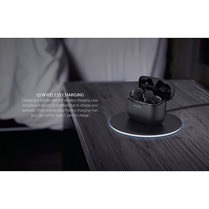 slide 5 of 8, Brookstone True Wireless Earbuds - Black, 1 ct