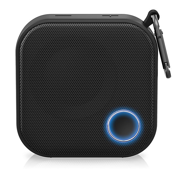 slide 2 of 10, Brookstone Big Blue Portable Bluetooth Go Speaker, 1 ct