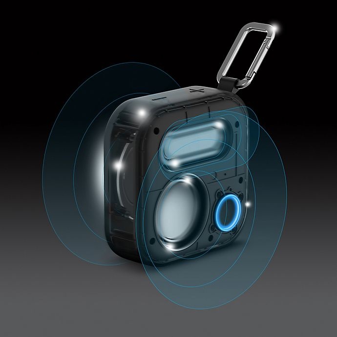 slide 7 of 10, Brookstone Big Blue Portable Bluetooth Go Speaker, 1 ct