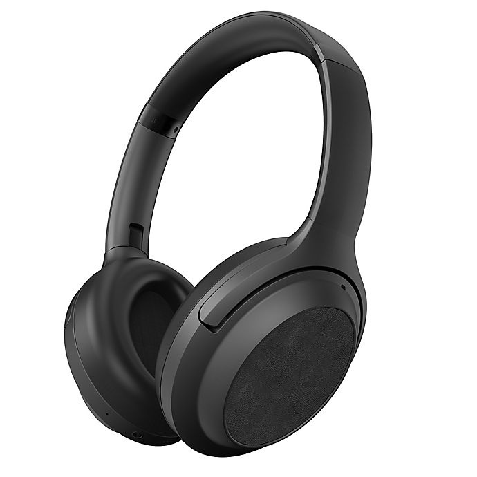 slide 3 of 11, Brookstone Wireless Noise-Cancelling Headphones - Black, 1 ct