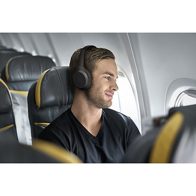 slide 8 of 11, Brookstone Wireless Noise-Cancelling Headphones - Black, 1 ct