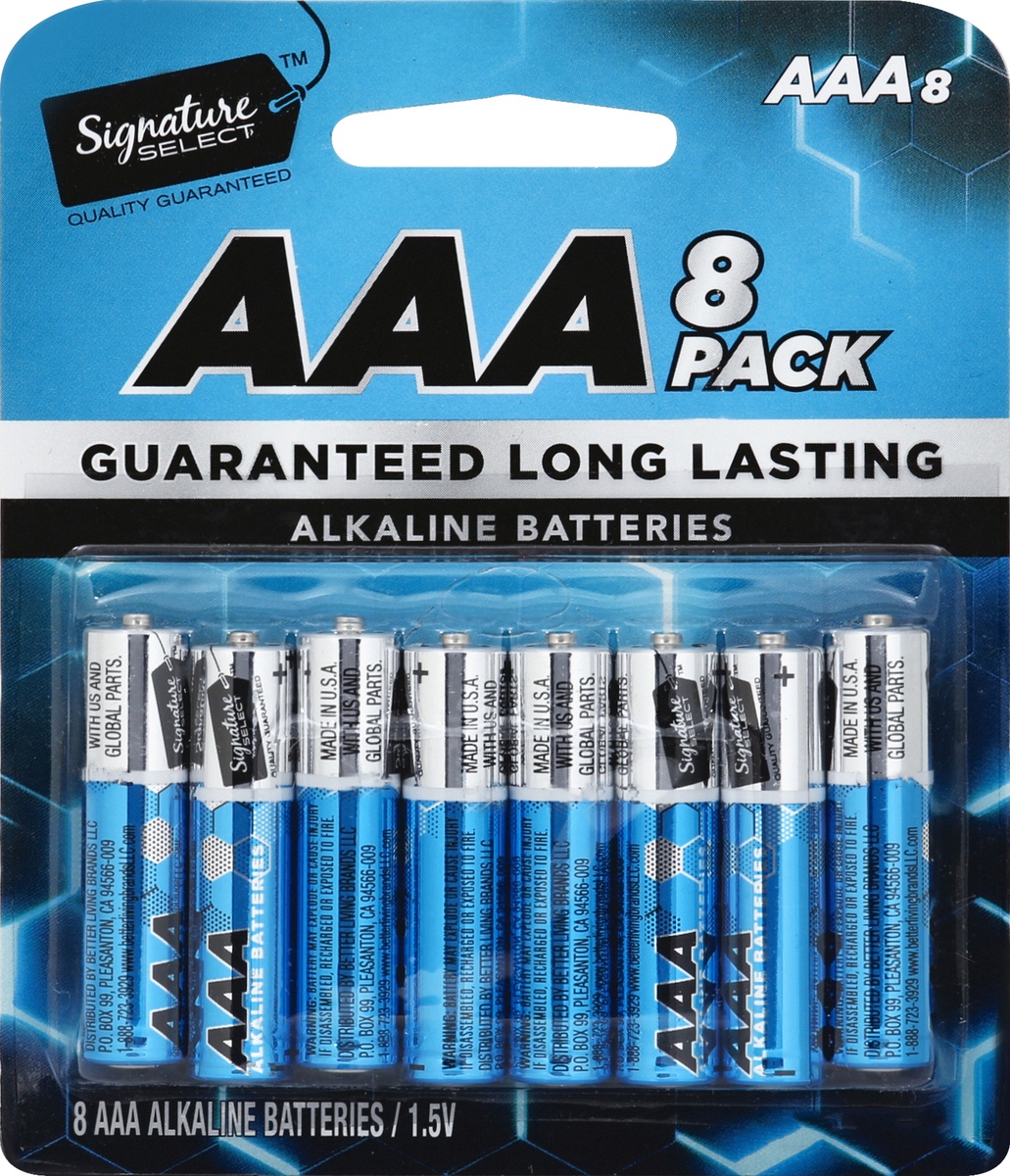 slide 2 of 2, Signature Select Batteries 8 ea, 