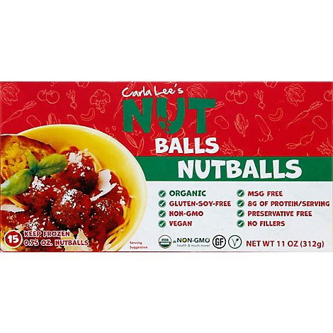 slide 1 of 4, Carla Lee's Carla Lees Nut Balls Viva Italiano, 11 oz