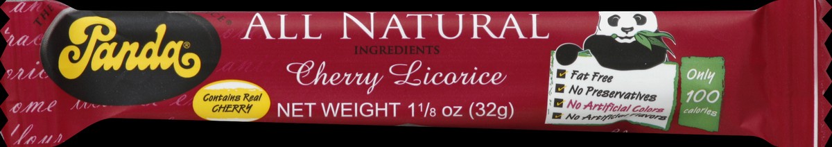 slide 5 of 5, Panda Licorice Bars - Cherry, 1.18 oz