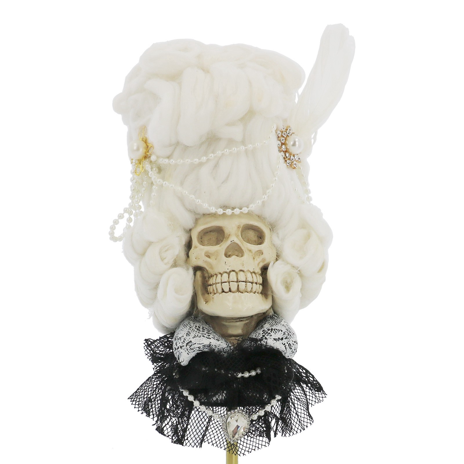 slide 3 of 4, 12.5" Skeleton Victorian Tabletop Bust By Ashland, 12.5 in