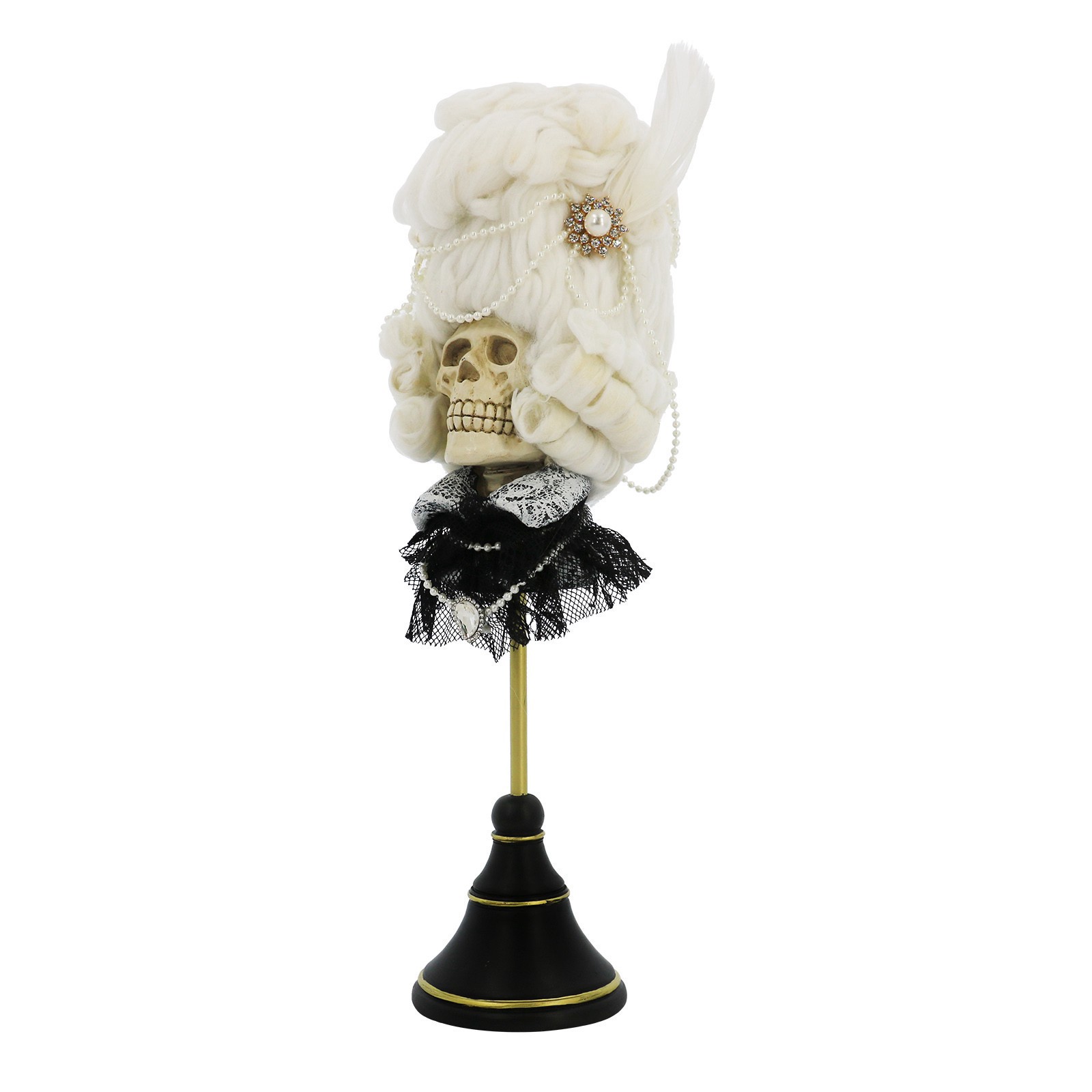 slide 4 of 4, 12.5" Skeleton Victorian Tabletop Bust By Ashland, 12.5 in