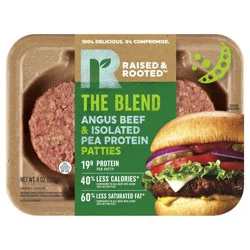 The Blend Angus Beef And Isolated Pea Protein Patties - 8 Oz