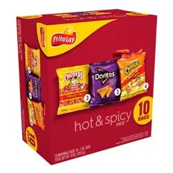 Frito Lay Hot & Spicy Mix 10ct - 10 Ct