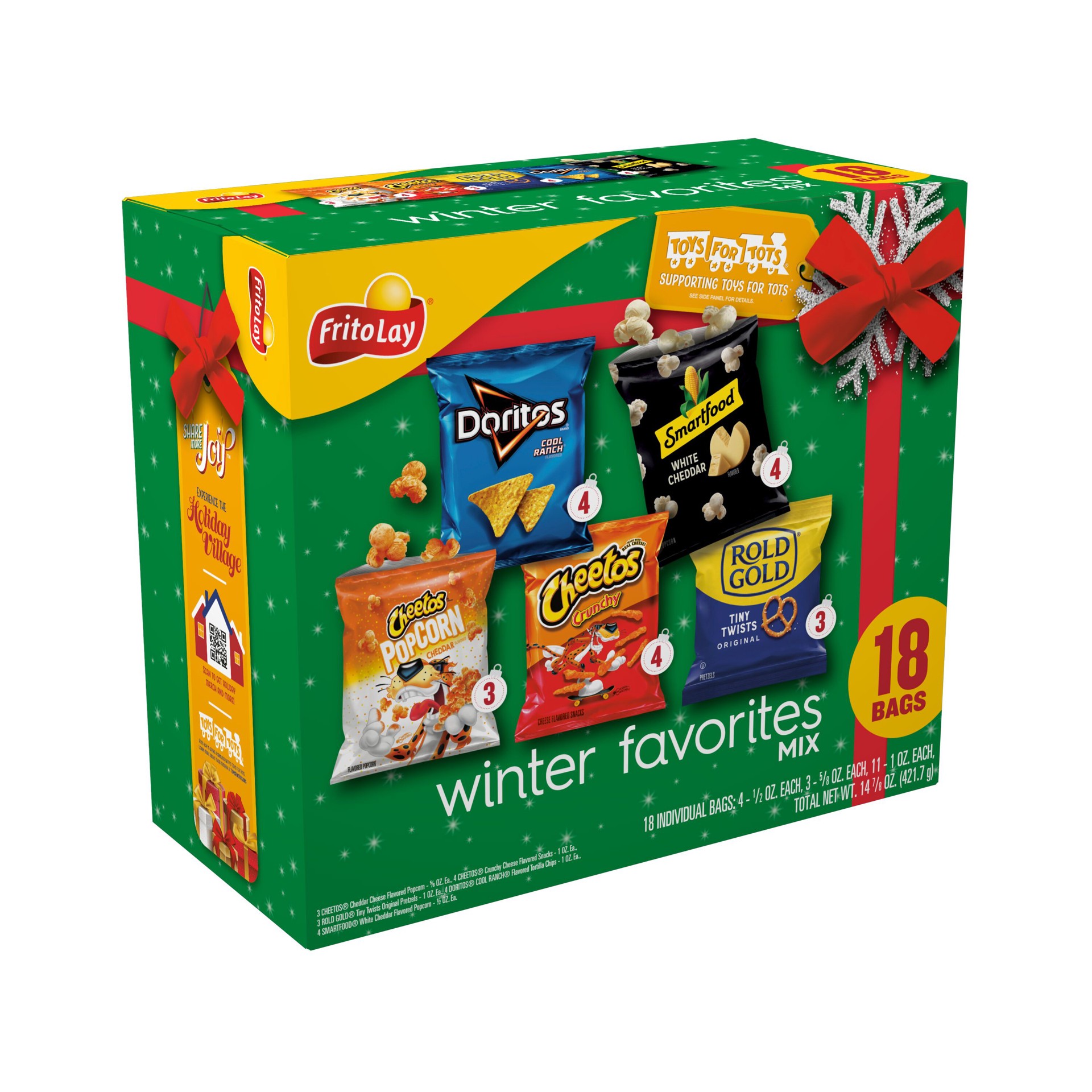 slide 1 of 1, Frito Lay Snacks Winter Mix Variety Pack - 14.87 Oz, 14.87 oz