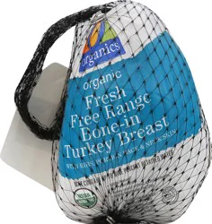 O Organics Organic Turkey Breast Bone In Fresh - 6.5 Lb
