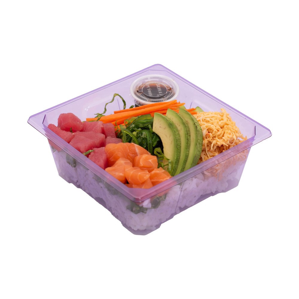 slide 1 of 1, Snow Fox Tuna Poke Rice Bowl, 14 oz