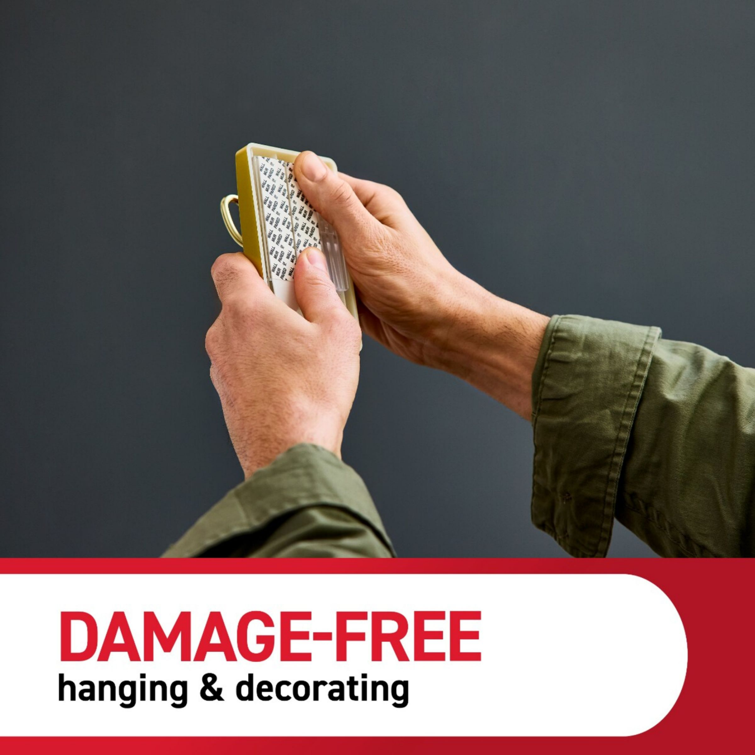 slide 2 of 4, 3M Command General Purpose Triple Hook, Satin Brass, Extra Large, 1 ct