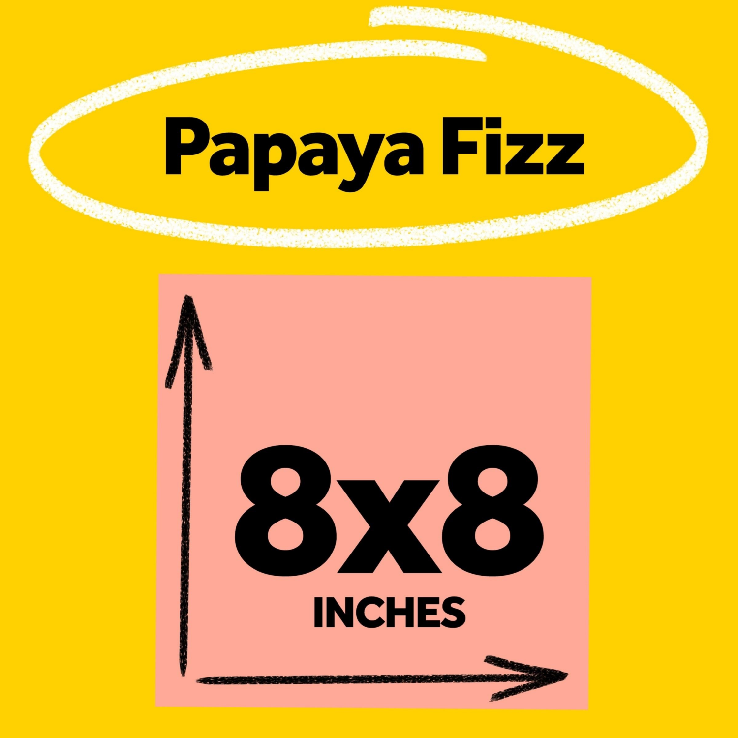 slide 2 of 4, 3M Post-it Super Sticky Big Pad, Papaya Fizz, 8x8 in (20.3x20.3 cm), 30 Sheet, 1 ct