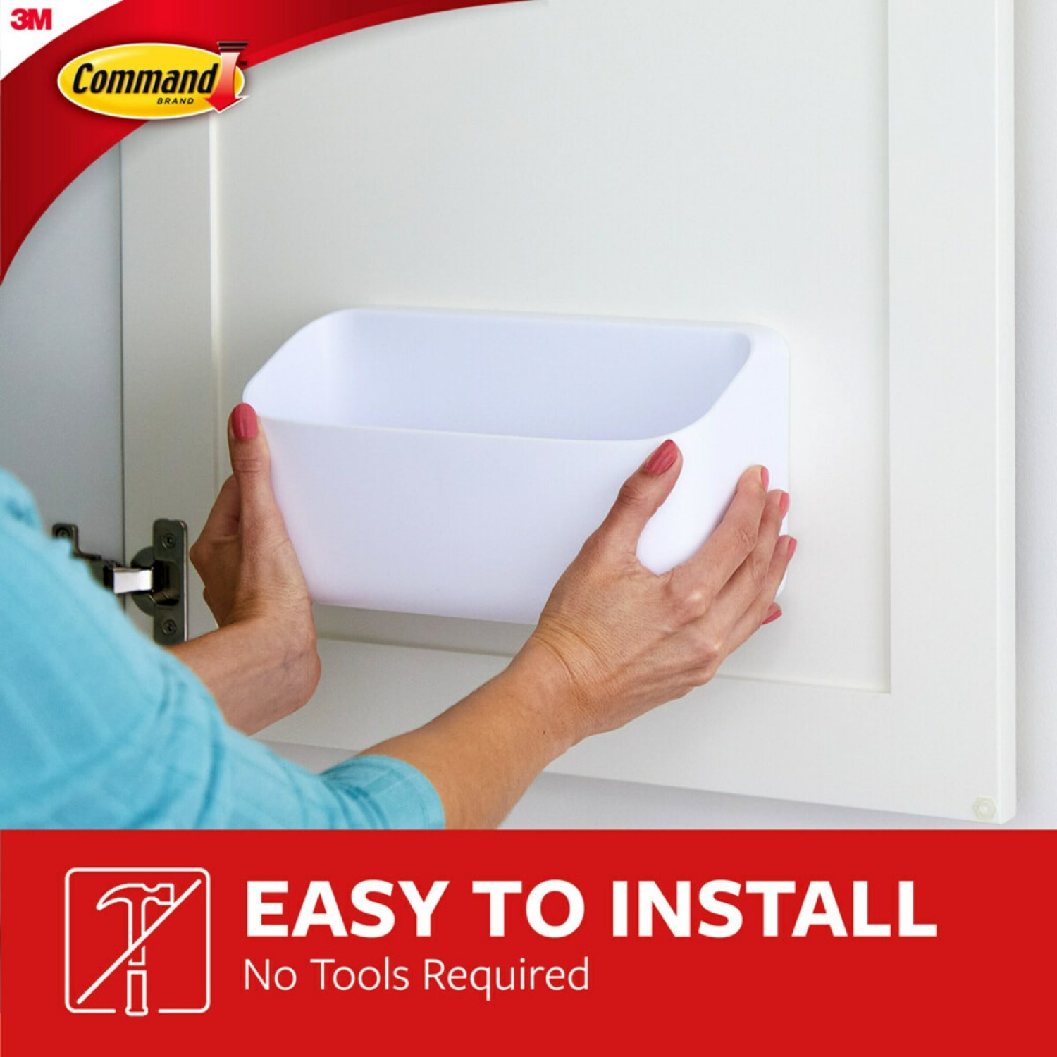 slide 4 of 4, Command Shower Caddy Black, 1 ct