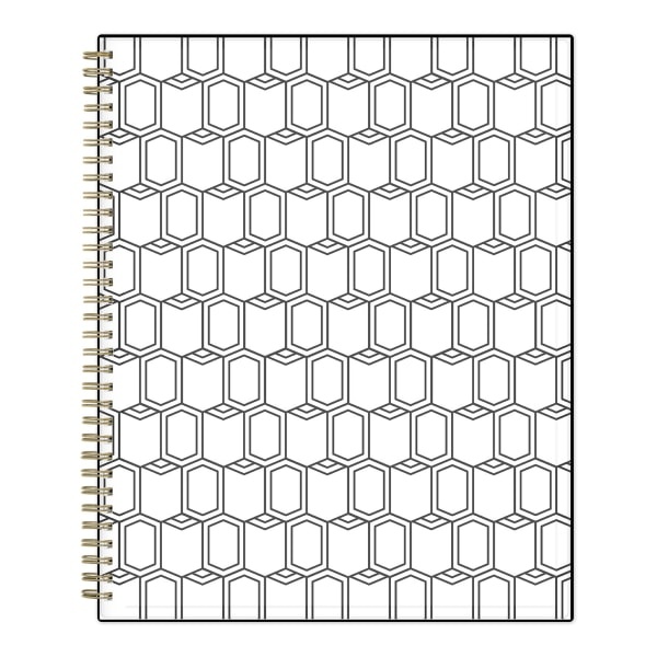 slide 1 of 4, Blue Sky Sheridan Weekly/Monthly Appointment Book, 8-1/2'' X 11'', January To December 2021, Black/White, 125893, 1 ct