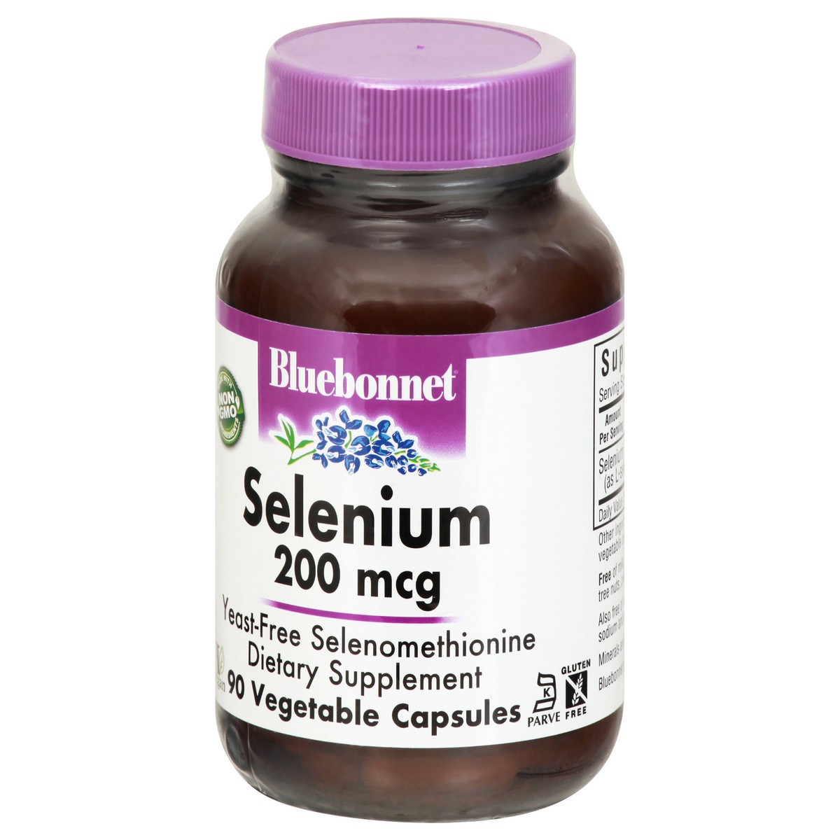 slide 10 of 12, Bluebonnet Nutrition 200 mcg Selenium 90 ea, 90 ct