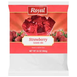 Royal Strawberry Gelatin Mix 24 oz