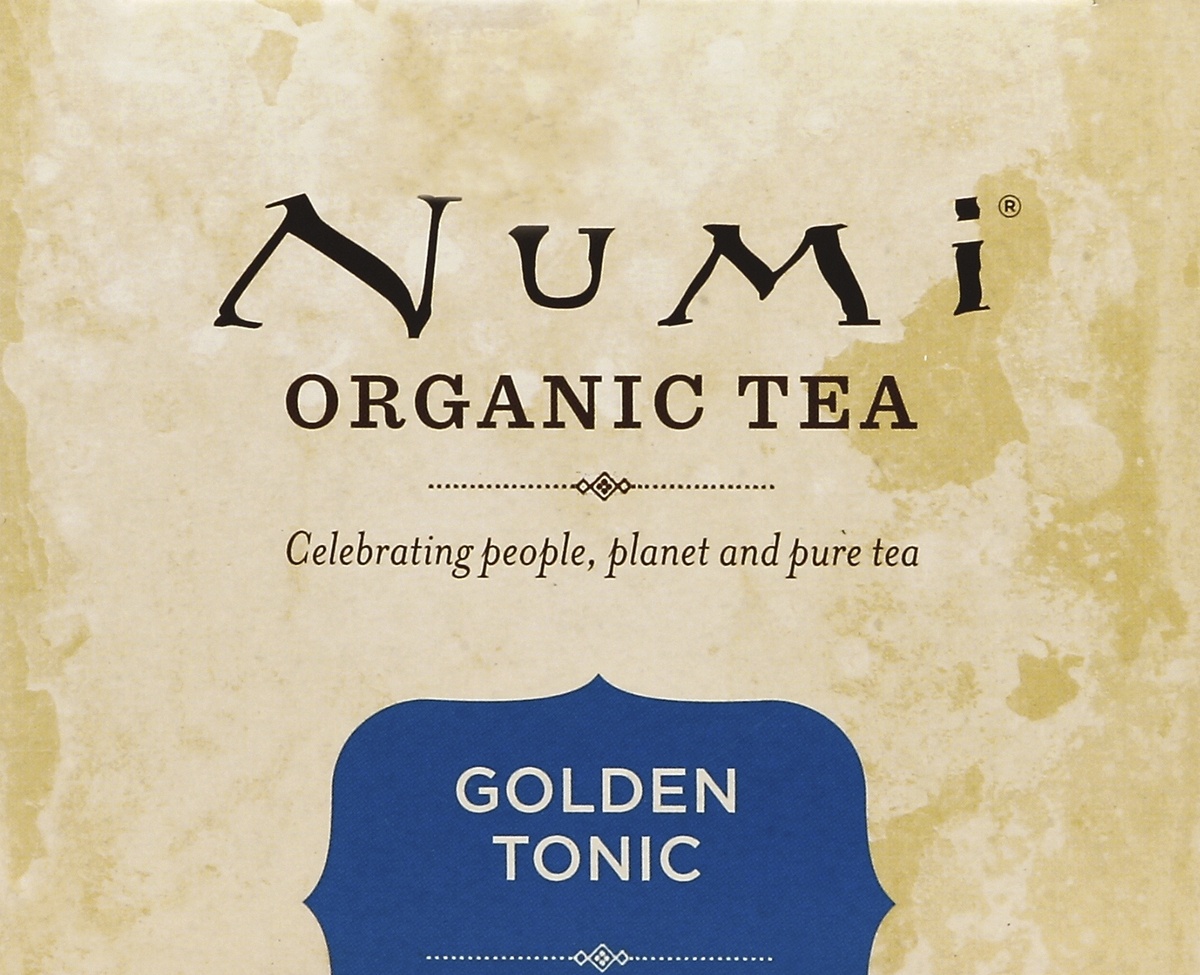 slide 2 of 5, Numi Turmeric Golden Tonic Tea, 12 ct