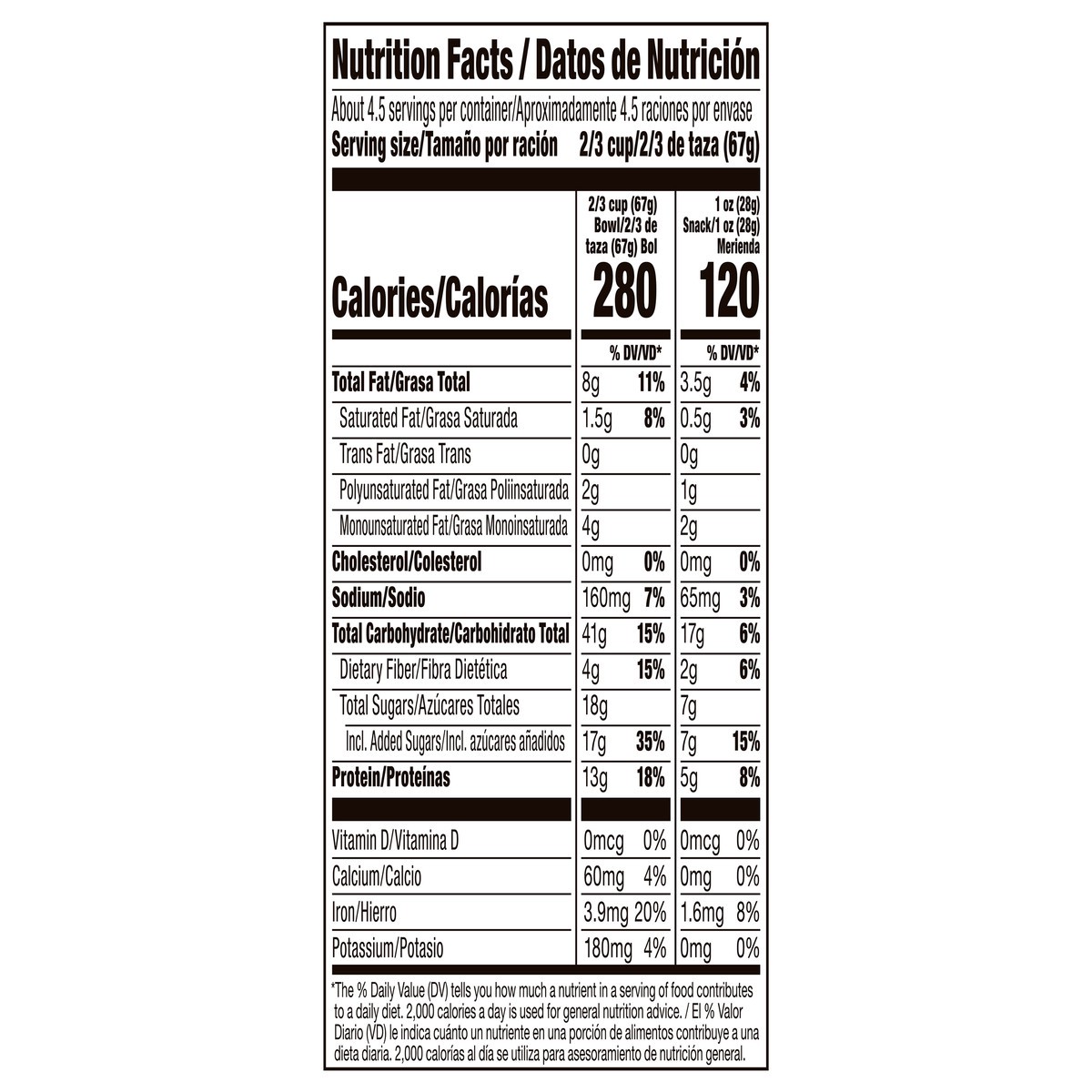 slide 5 of 13, Nature Valley Protein Granola, Oats and Dark Chocolate, Resealable Bag, 11 OZ, 11 oz