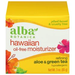 Alba Botanica Aloe & Green Tea Hawaiian Oil Free Moisturizer - 3 Fl. Oz.