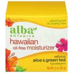 Alba Botanica Aloe & Green Tea Hawaiian Oil Free Moisturizer - 3 Fl. Oz.