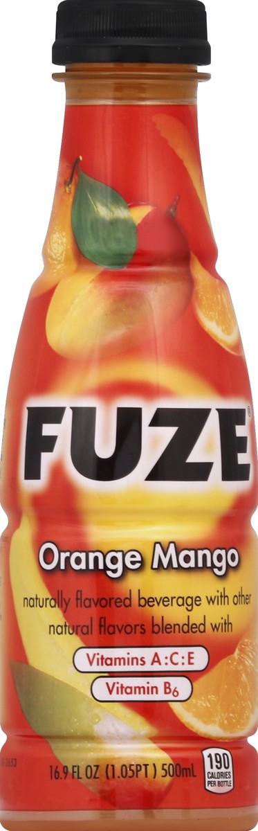 slide 4 of 4, Fuze Orange Mango Juice, 16.9 oz