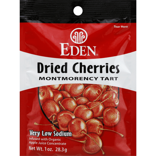 slide 2 of 2, Eden Foods Cherries, Dried, Montmorency Tart, 