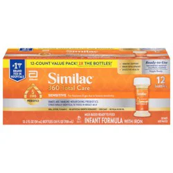 Similac 360 Total Care Sensitive 2 Ounce Bottle Nipple - 2 Fz