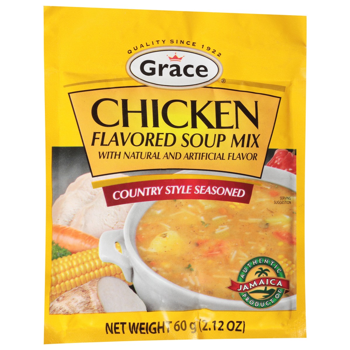 slide 3 of 9, Grace Country Style Seasoned Chicken Flavored Soup Mix 2.12 oz, 2.12 oz