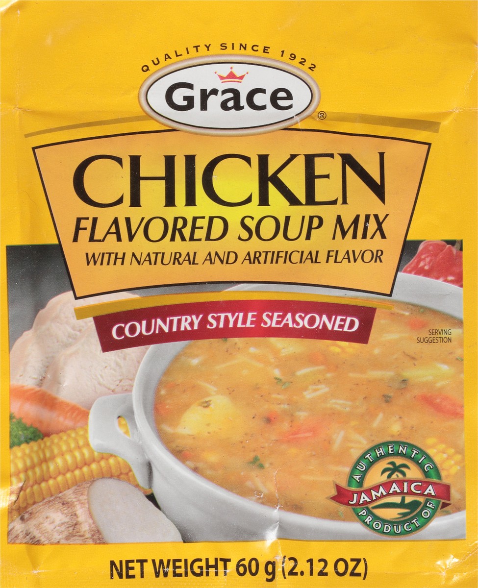 slide 8 of 9, Grace Country Style Seasoned Chicken Flavored Soup Mix 2.12 oz, 2.12 oz