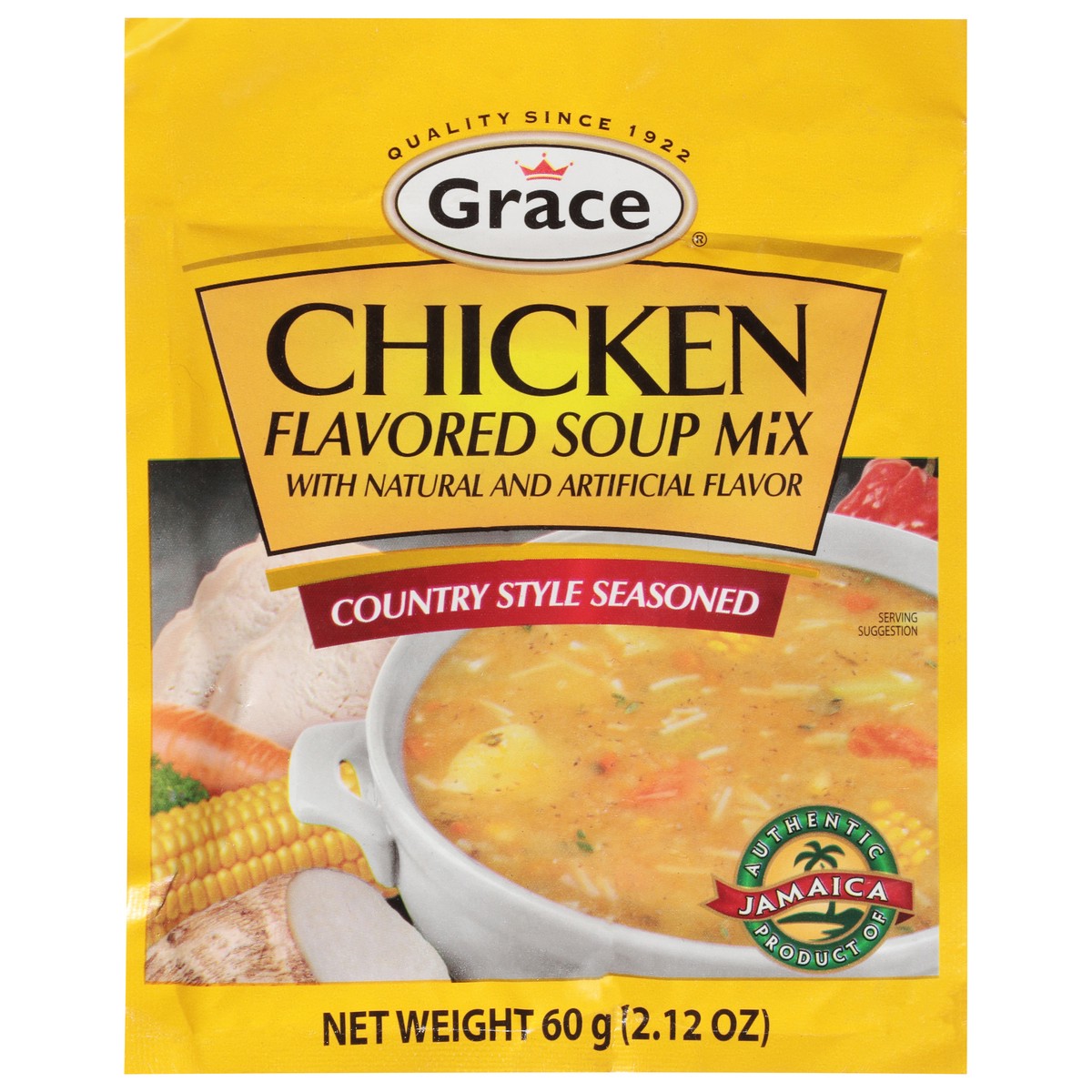 slide 1 of 9, Grace Country Style Seasoned Chicken Flavored Soup Mix 2.12 oz, 2.12 oz