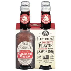 Fentimans Soda Biere Gingembre Ginger Beer Bottles - 4-9.3 Fl. Oz.