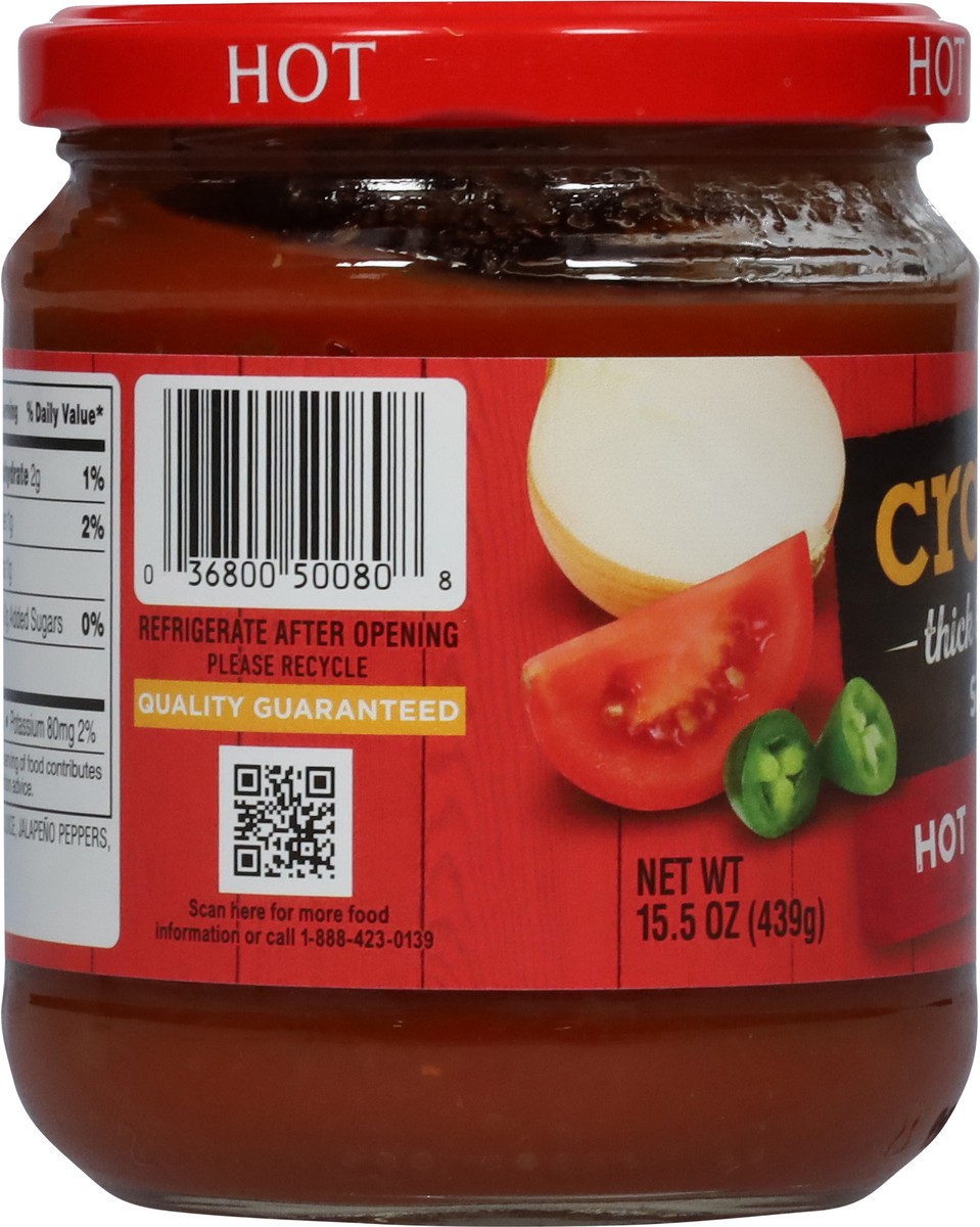 slide 2 of 9, Crav'n Flavor Cravn Hot Thick&Chunky Salsa, 15.5 oz