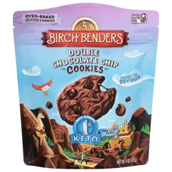 Birch Benders Double Chocolate Chip Cookies - 4 Oz