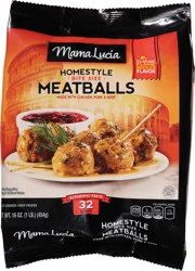 Mama Lucia Homestyle Bite Size Meatballs - 16 Oz.