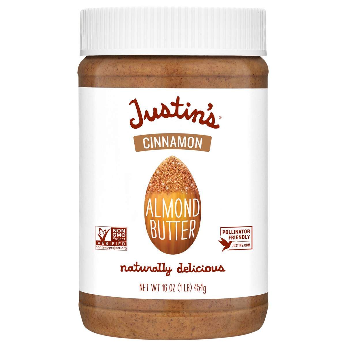 slide 1 of 1, Justins Nut Bttr Almnd Cinnmn - 16 Oz, 16 oz