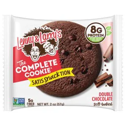 Lenny & Larrys Bar Cookie Double Chocolate - 2 Oz