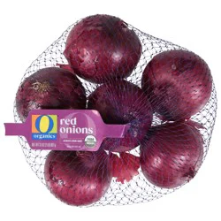 O Organics Red Onions Prepacked Bag - 2 Lb