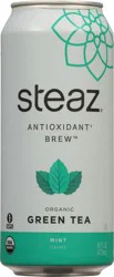 Steaz Iced Green Tea Organic Lightly Sweetened Mint - 16 Fl. Oz.