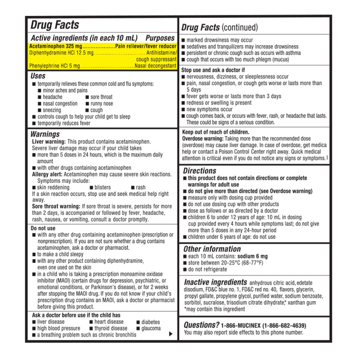 slide 7 of 8, Mucinex Children's Multi-Symptom Nighttime Cold Liquid, Very Berry Flavor, 4 Ounce (Packaging May Vary), 4 oz